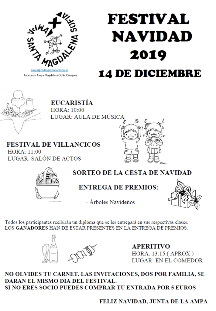 Festival Navidad 14 Diciembre 2019