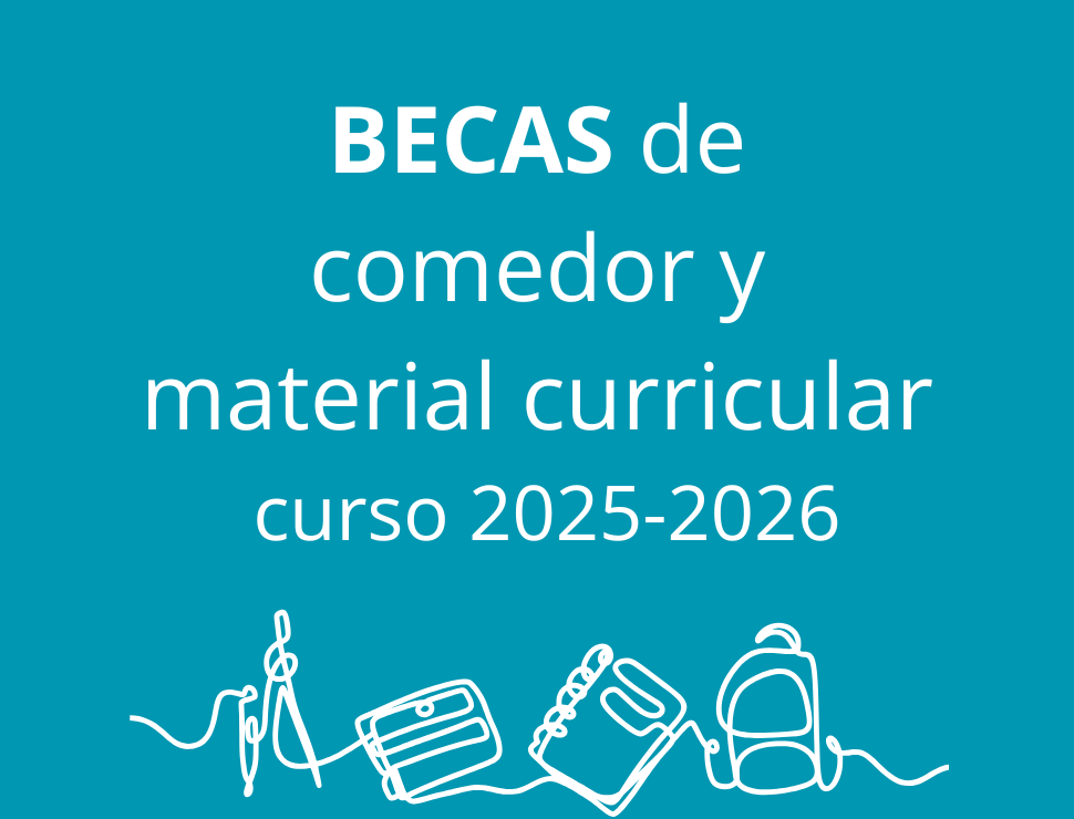 becas comedor y material curricular curso 2025-2026